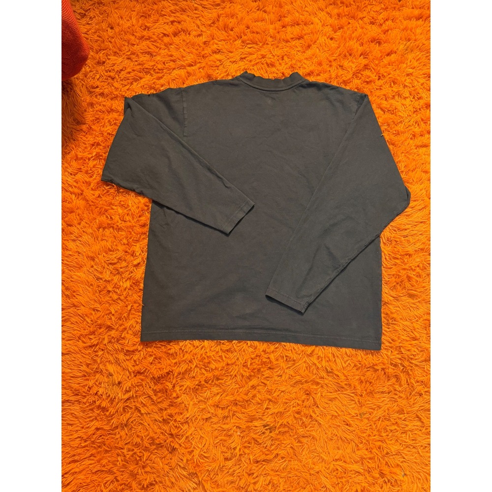 Yeezy Gap Engineered by Balenciaga Long Sleeve T-Shirt Washed Black Mens Large